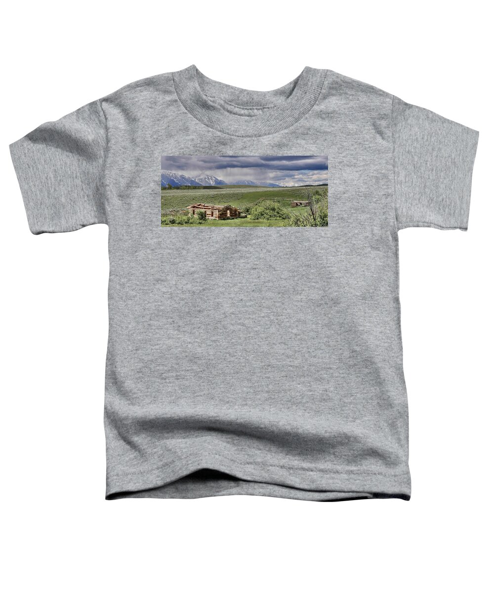 Tetons Toddler T-Shirt featuring the photograph Teton Storm by Randall Dill