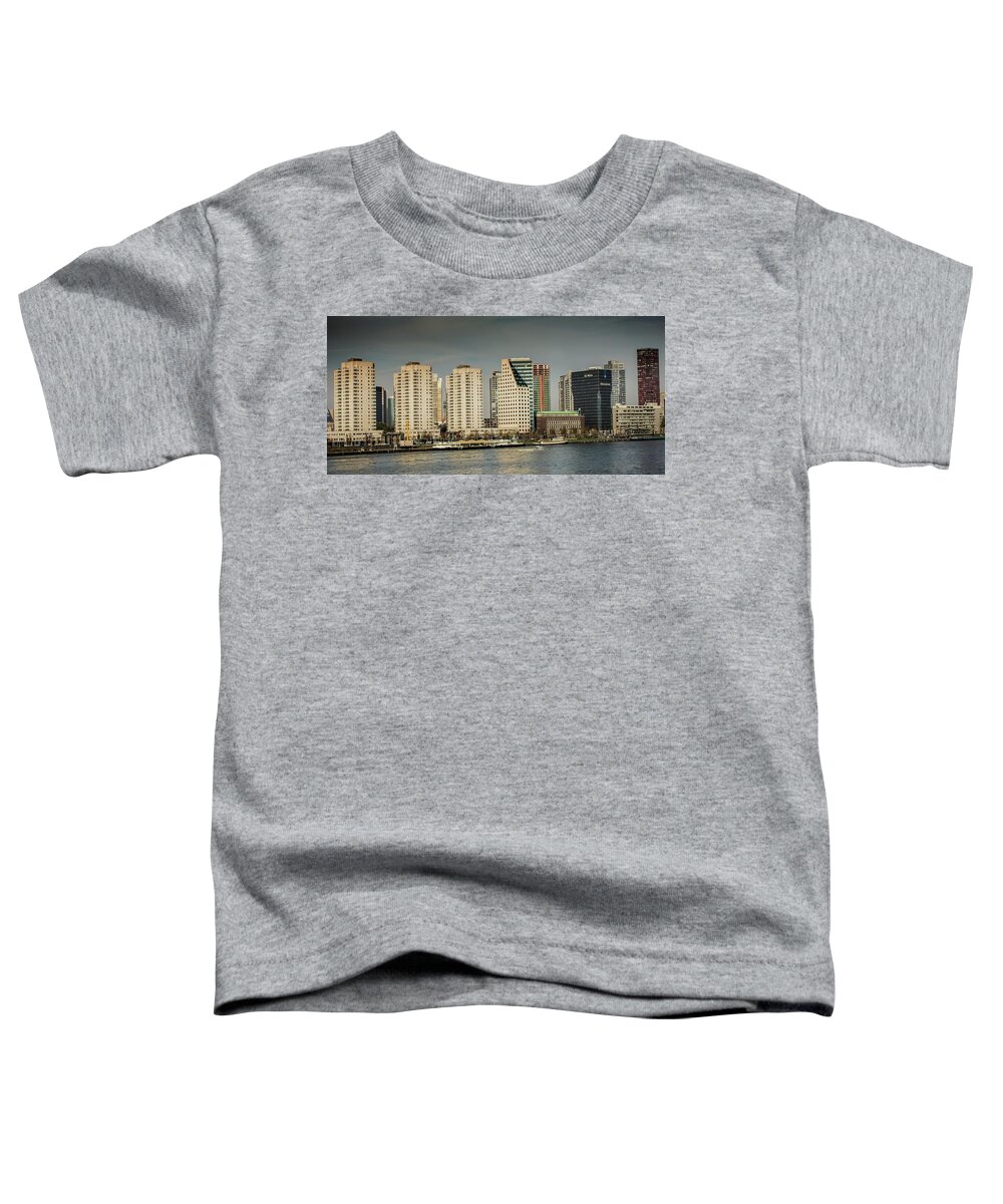 Rotterdam Toddler T-Shirt featuring the photograph The City of Rotterdam by Robert Grac