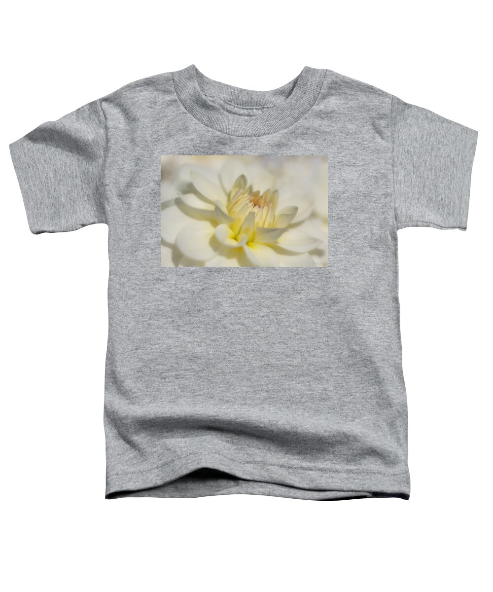 Oregon Toddler T-Shirt featuring the photograph The Essence of a Dahlia by TL Wilson Photography by Teresa Wilson