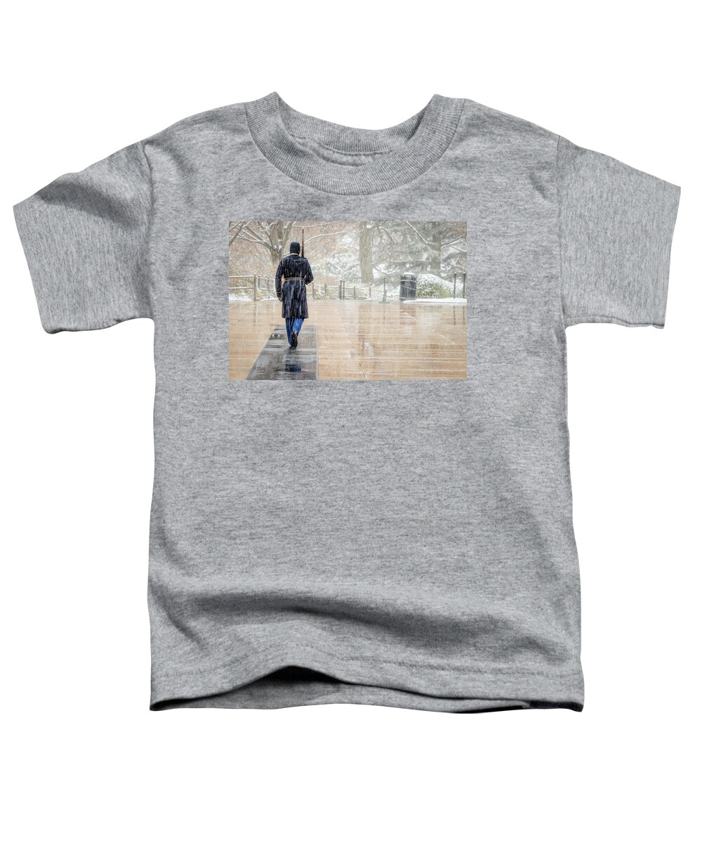 Arlington Toddler T-Shirt featuring the photograph The Watch by Bill Chizek