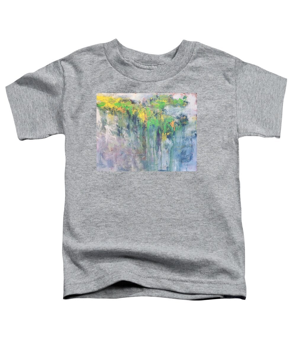 Monet Toddler T-Shirt featuring the painting The Water's Edge by Kurt Hausmann