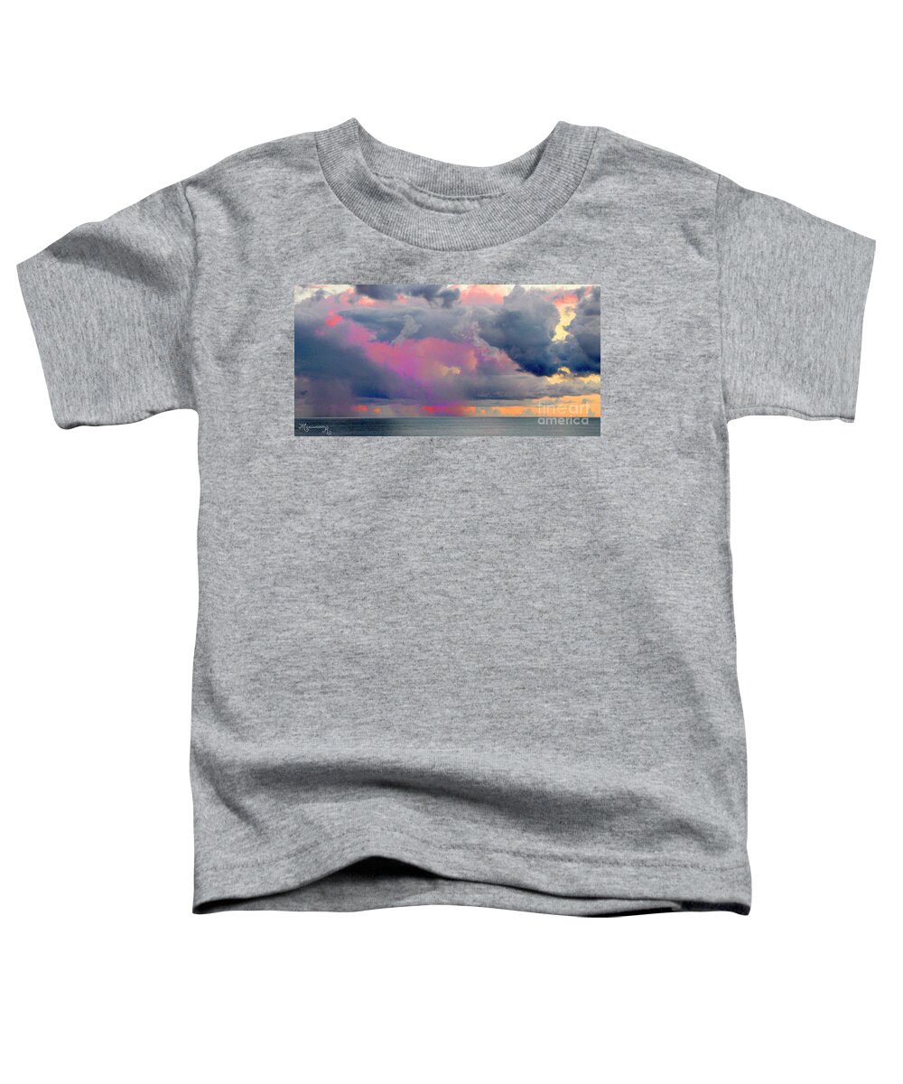 Weather Toddler T-Shirt featuring the photograph Undecided by Mariarosa Rockefeller