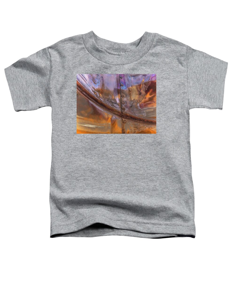 Abstract Toddler T-Shirt featuring the digital art Steampunk by Matt Cegelis