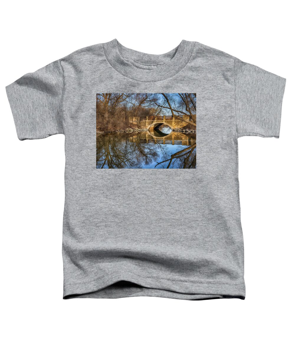 Bridge Toddler T-Shirt featuring the photograph UW Arboretum by Brad Bellisle