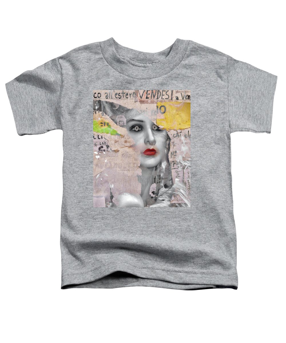 Woman Toddler T-Shirt featuring the digital art Venetian beauty by Gabi Hampe