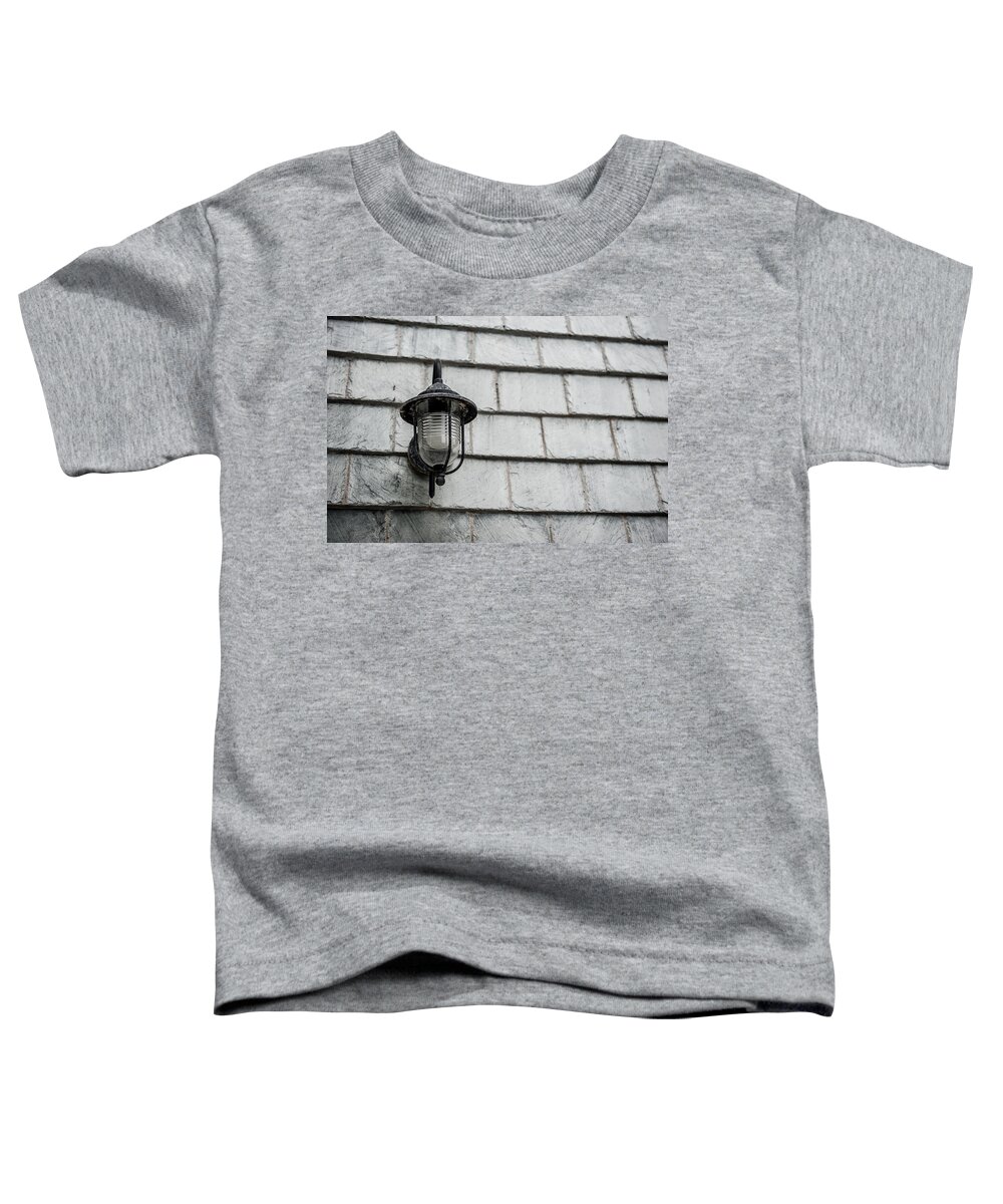 Lamp Toddler T-Shirt featuring the photograph Vintage wall Light by Helen Jackson