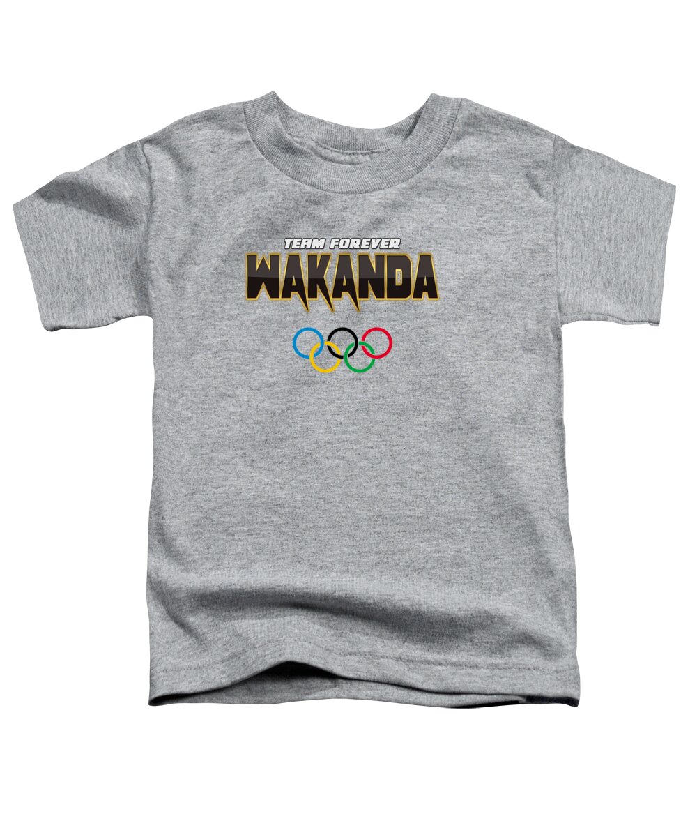 T-shirt Toddler T-Shirt featuring the digital art Wakanda Olympic Team by Jonas Luis