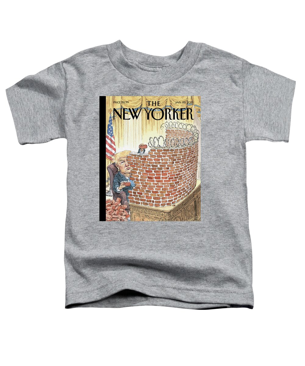 Walled In Toddler T-Shirt featuring the painting Walled In by John Cuneo