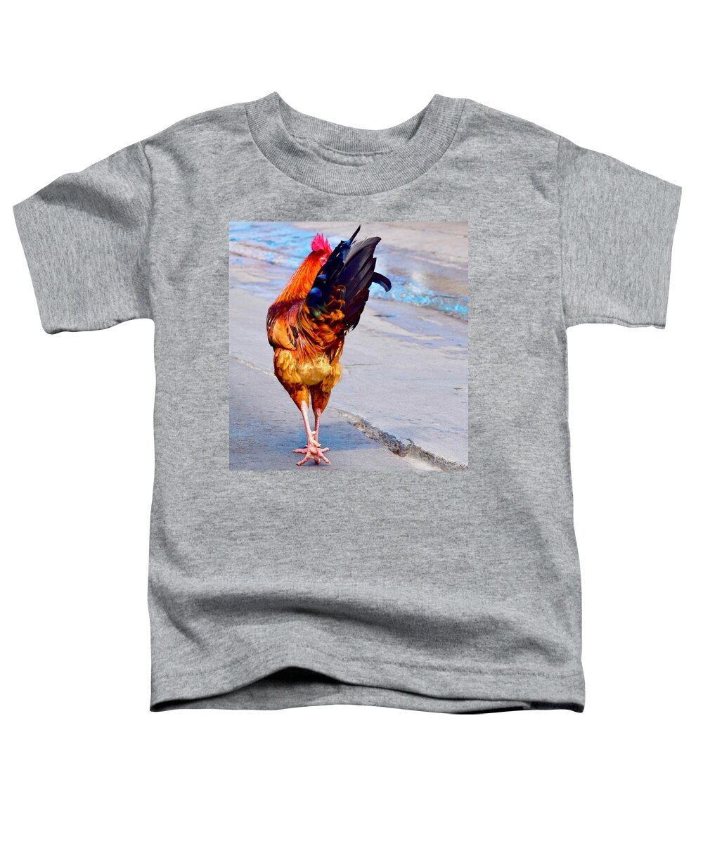 Photograph Toddler T-Shirt featuring the photograph Watching the Urban Stream by Debra Grace Addison