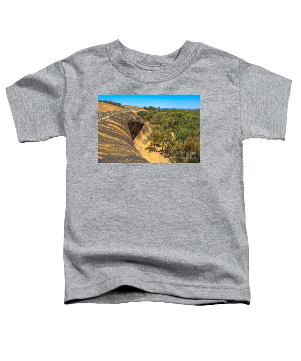 uld Lav vej George Eliot Wave Rock from top Toddler T-Shirt by Benny Marty - Pixels