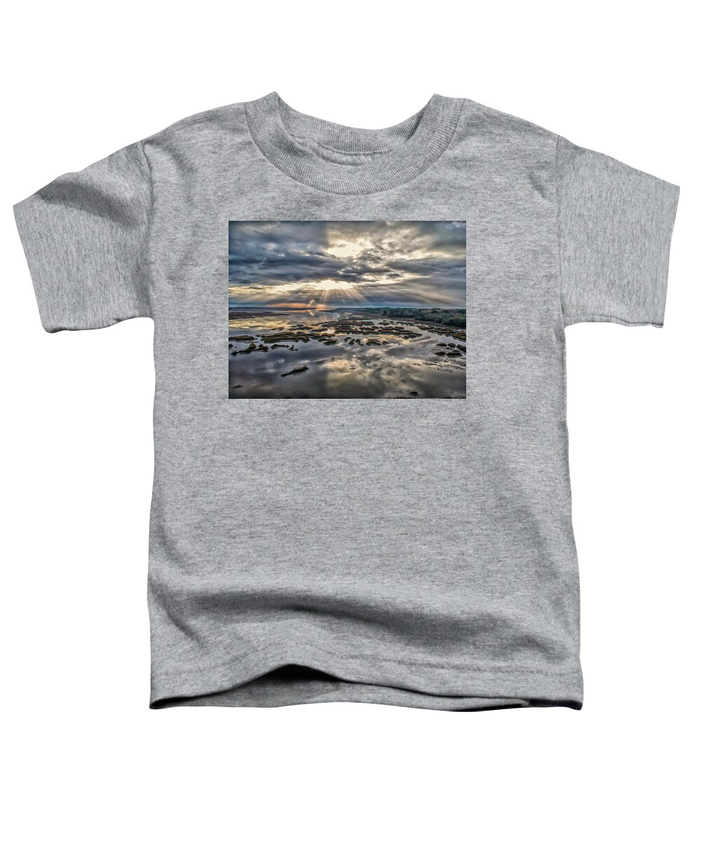 Drone Toddler T-Shirt featuring the photograph Whale Branch - Angel Rays by Scott Hansen