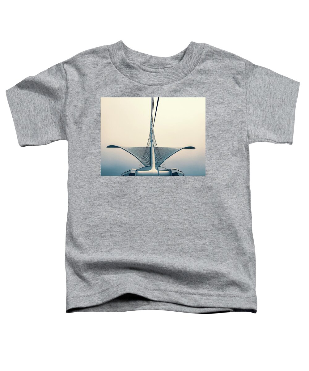 Calatrava Toddler T-Shirt featuring the photograph Wings by Terri Hart-Ellis