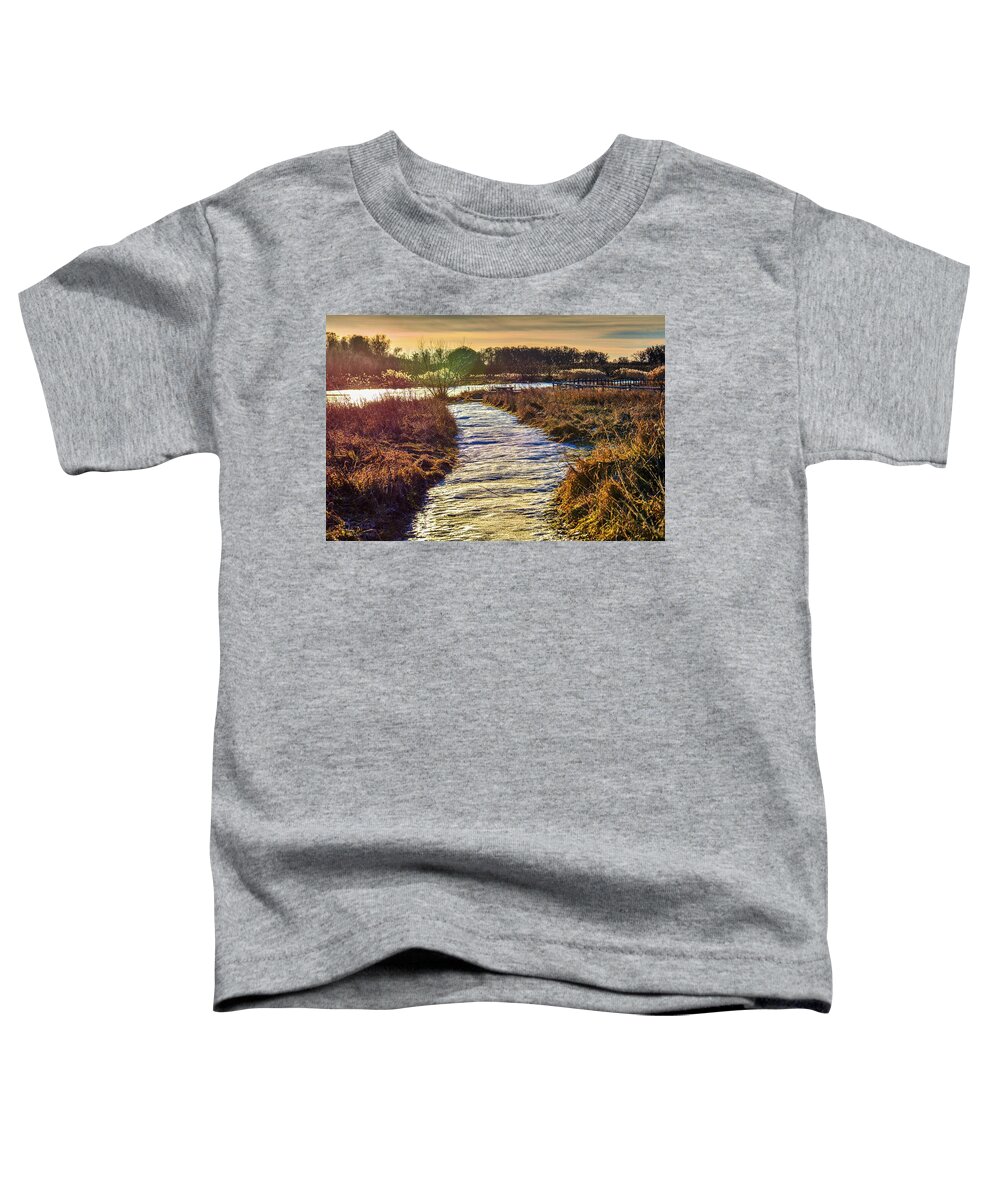 Winter Toddler T-Shirt featuring the photograph Winter Adventures 2 #i3 by Leif Sohlman