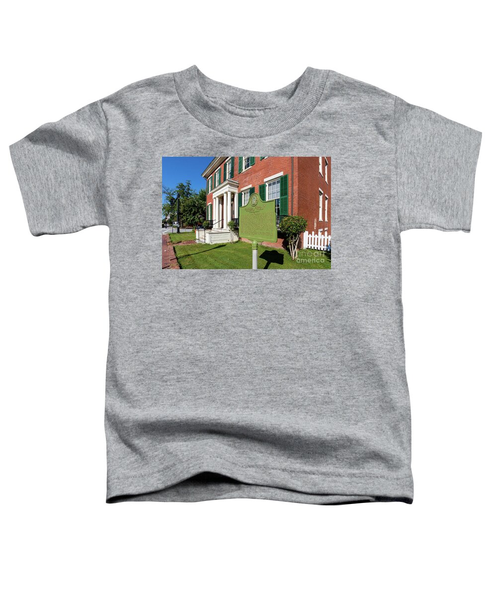 Woodrow Wilson Boyhood Home - Augusta Ga 1 Toddler T-Shirt featuring the photograph Woodrow Wilson Boyhood Home - Augusta GA 1 by Sanjeev Singhal