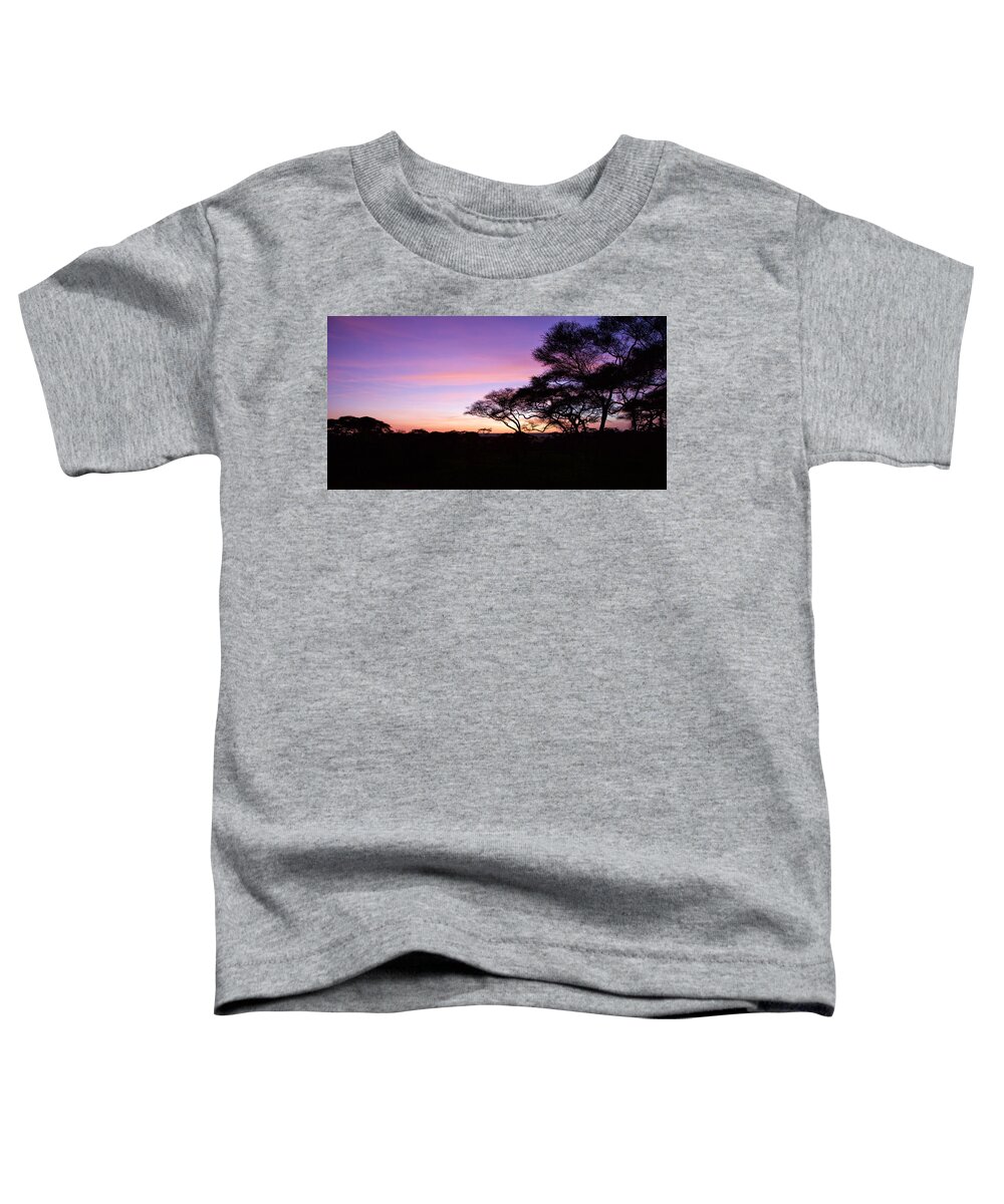 Sunrise Toddler T-Shirt featuring the photograph African sunrise #1 by Alberto Audisio