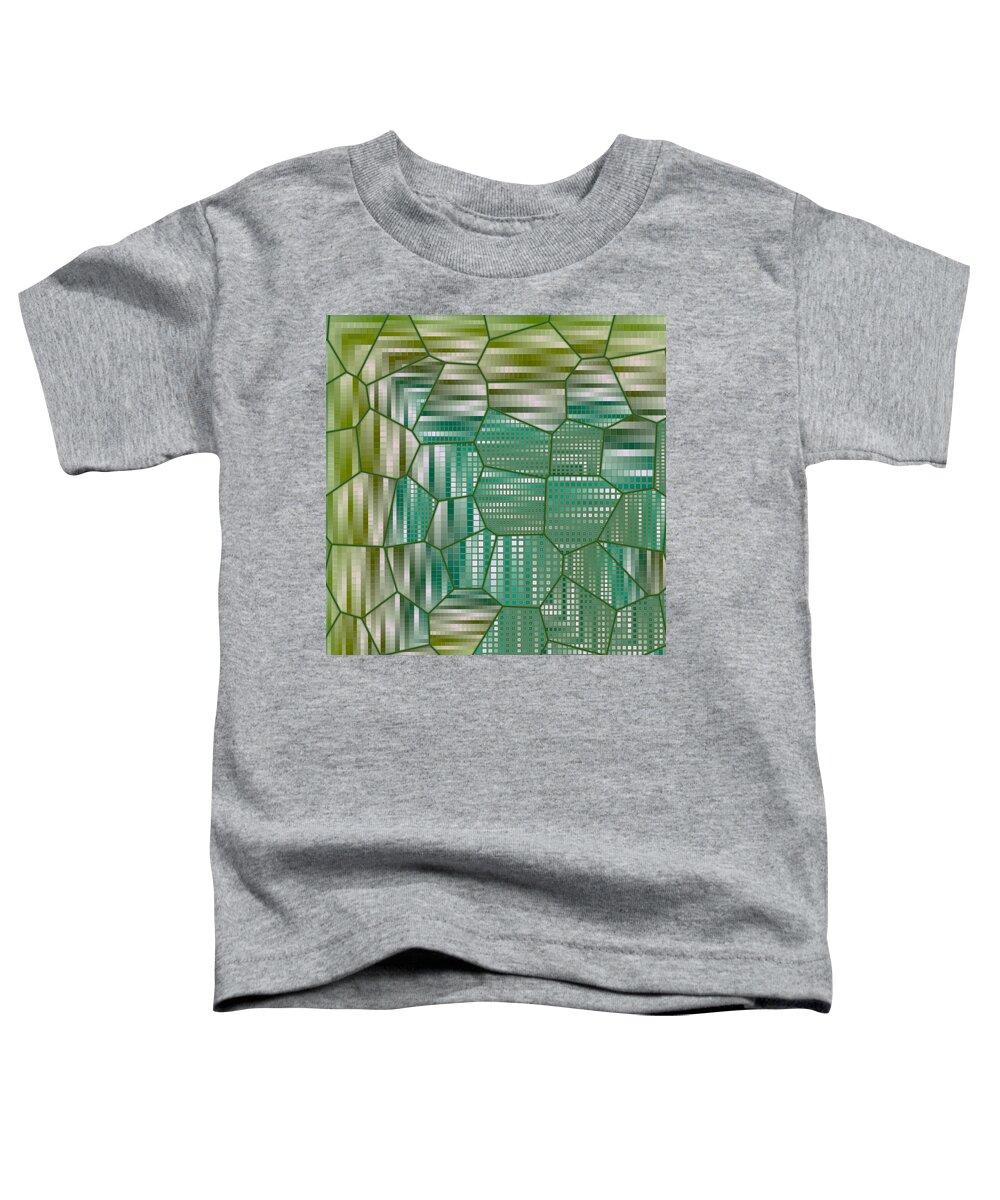 Abstract Toddler T-Shirt featuring the digital art Pattern 15 #1 by Marko Sabotin