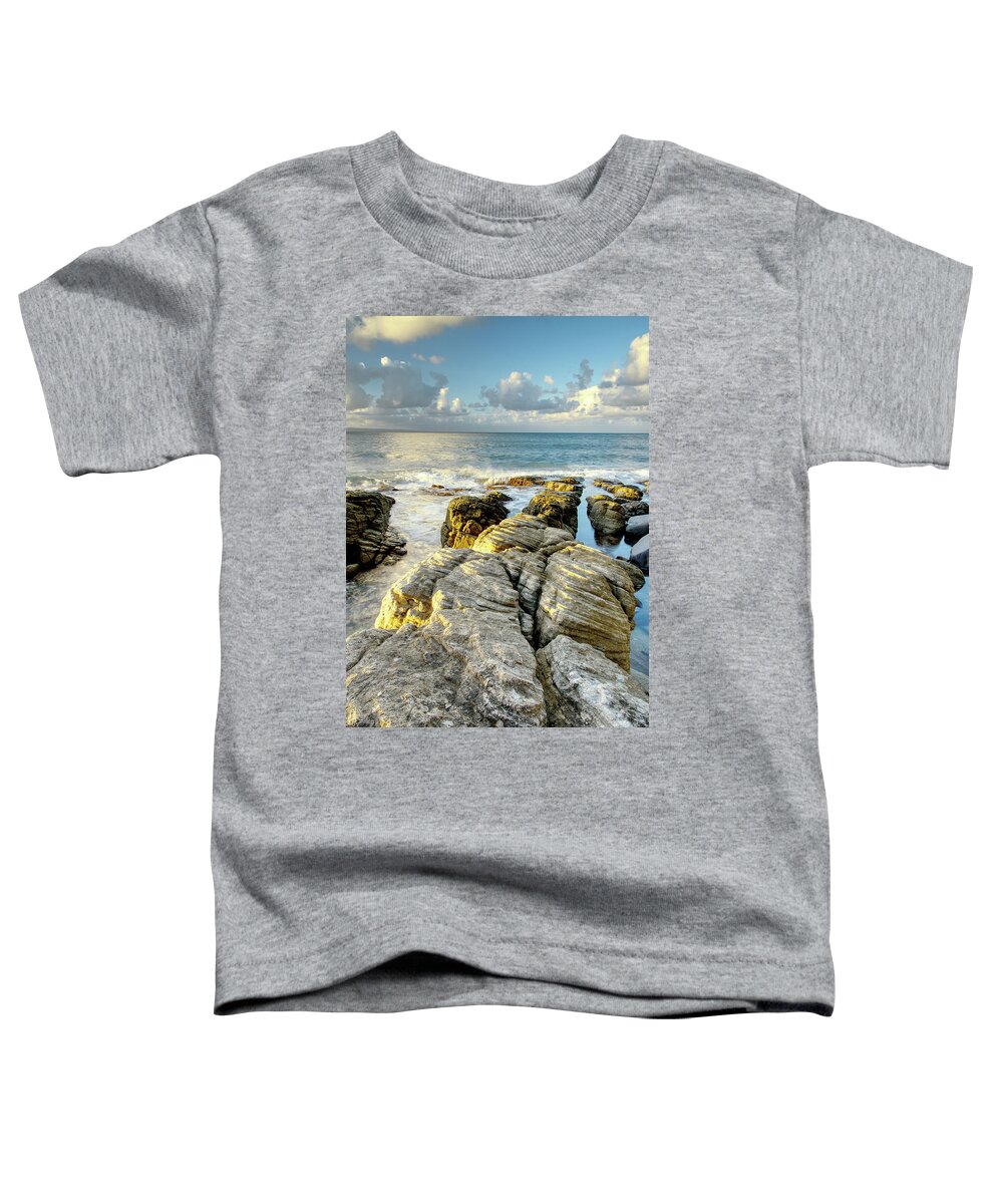 National Park Toddler T-Shirt featuring the photograph 1803sunset1 by Nicolas Lombard