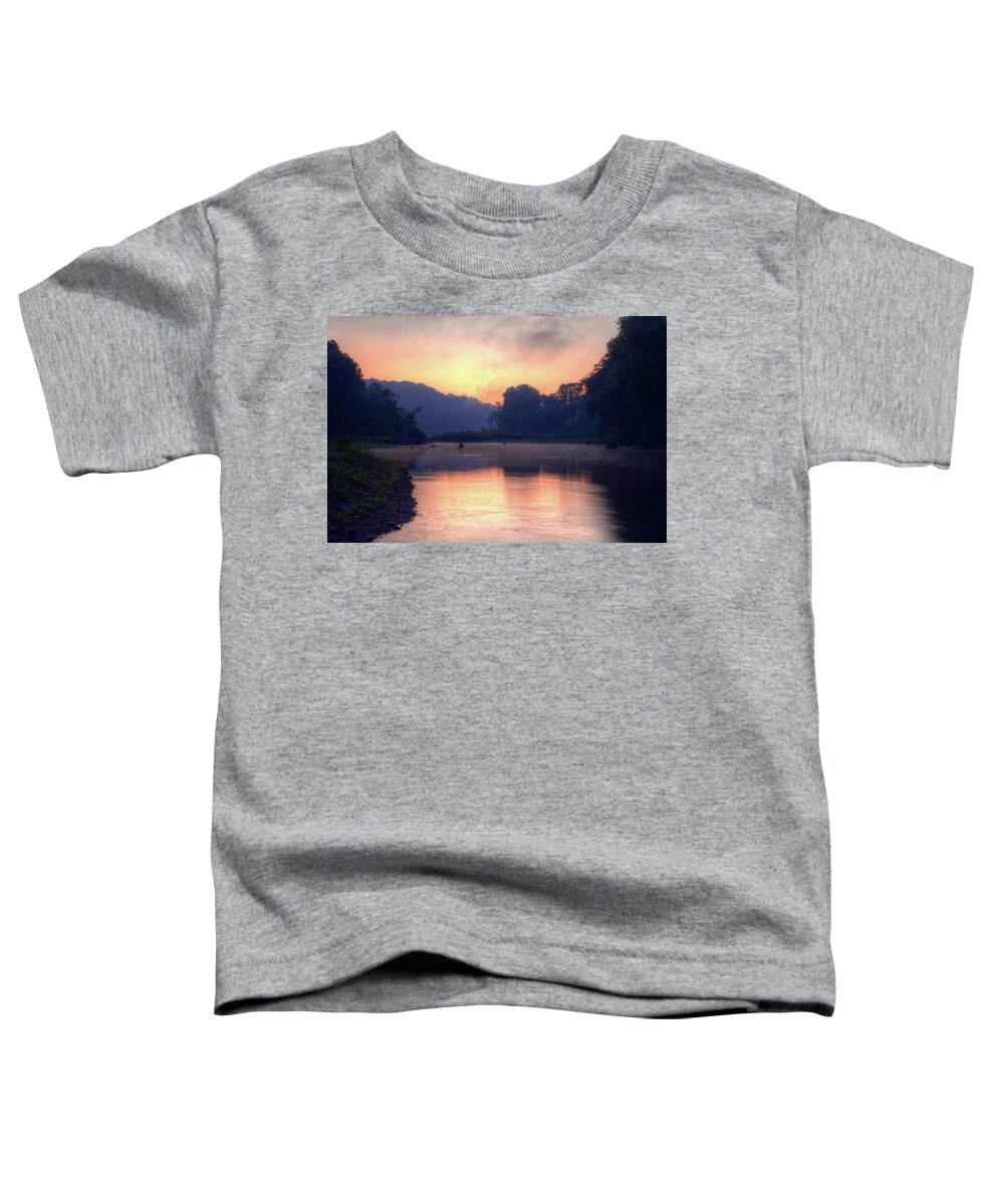 Sunrise Toddler T-Shirt featuring the photograph Bryant Creek #2 by Robert Charity