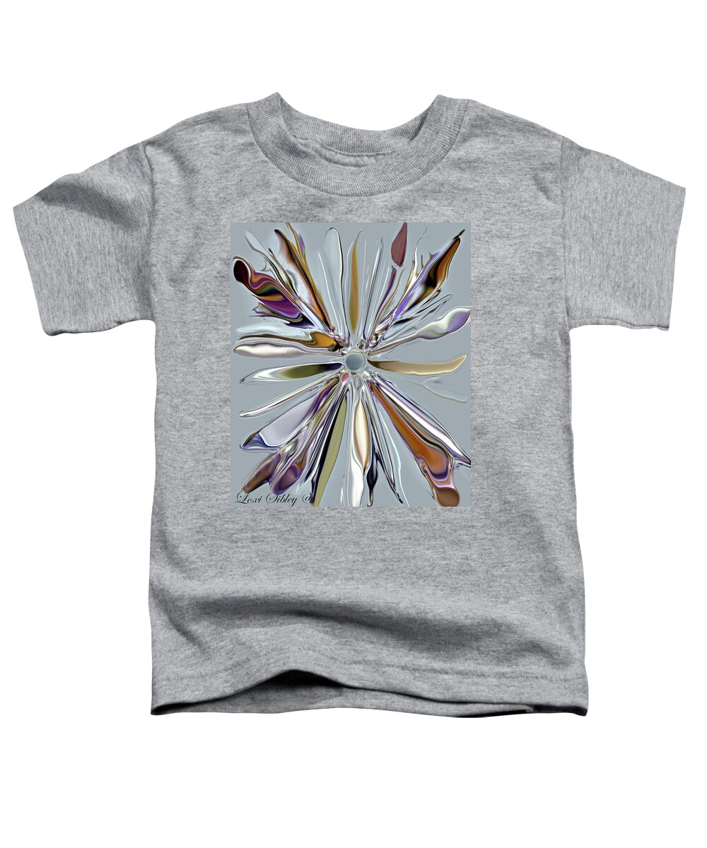 Grays Toddler T-Shirt featuring the digital art Digital design by Loxi Sibley by Loxi Sibley