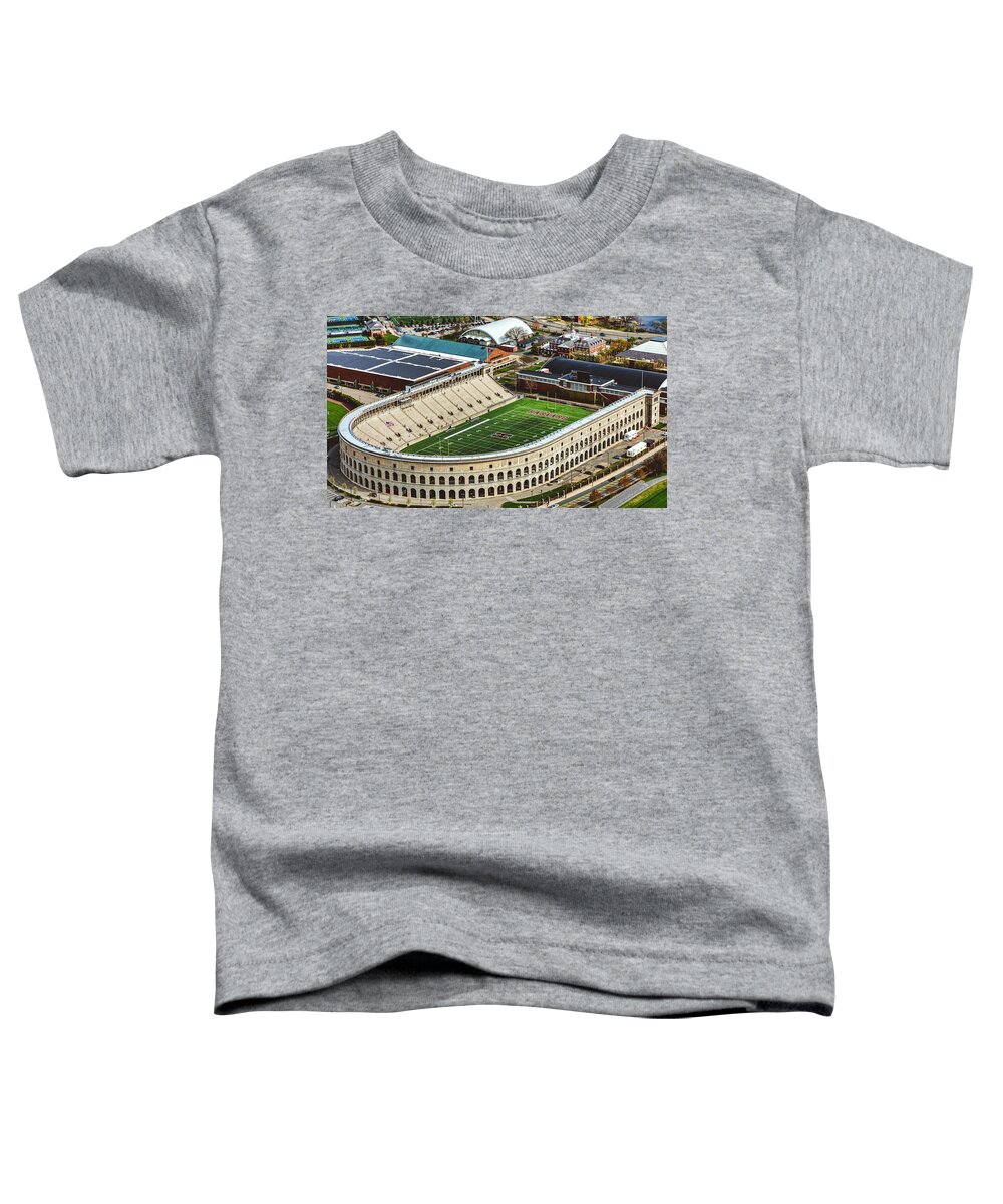 Harvard Stadium Toddler T-Shirt featuring the photograph Harvard Stadium #2 by Mountain Dreams
