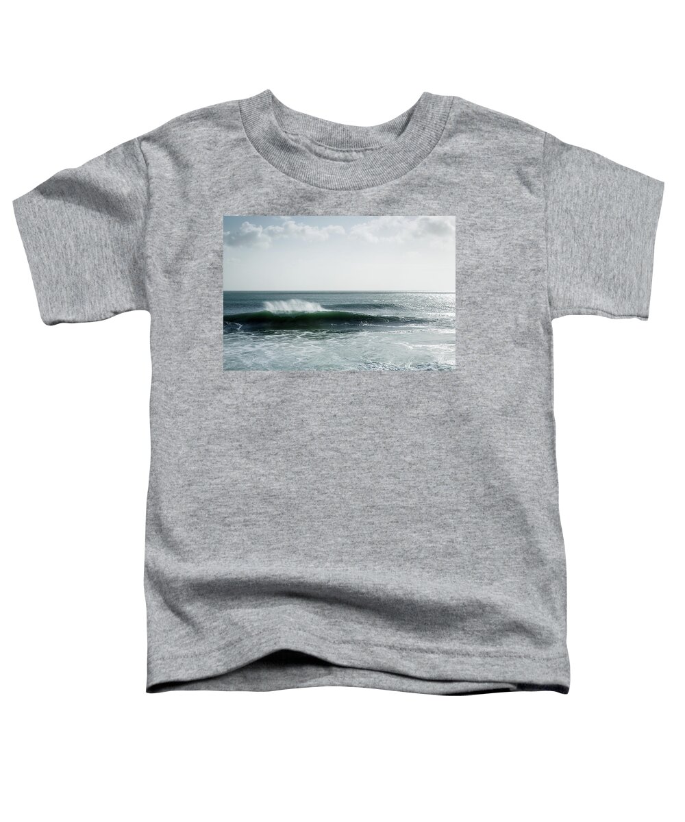 Porthleven Toddler T-Shirt featuring the photograph Waves crashing at Porthleven Beach #2 by Ian Middleton