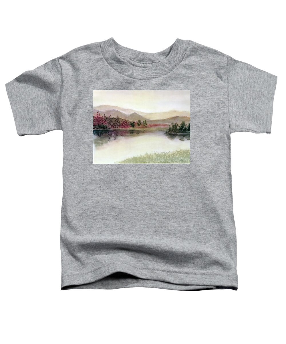  Toddler T-Shirt featuring the digital art 222 by Cindy Greenstein