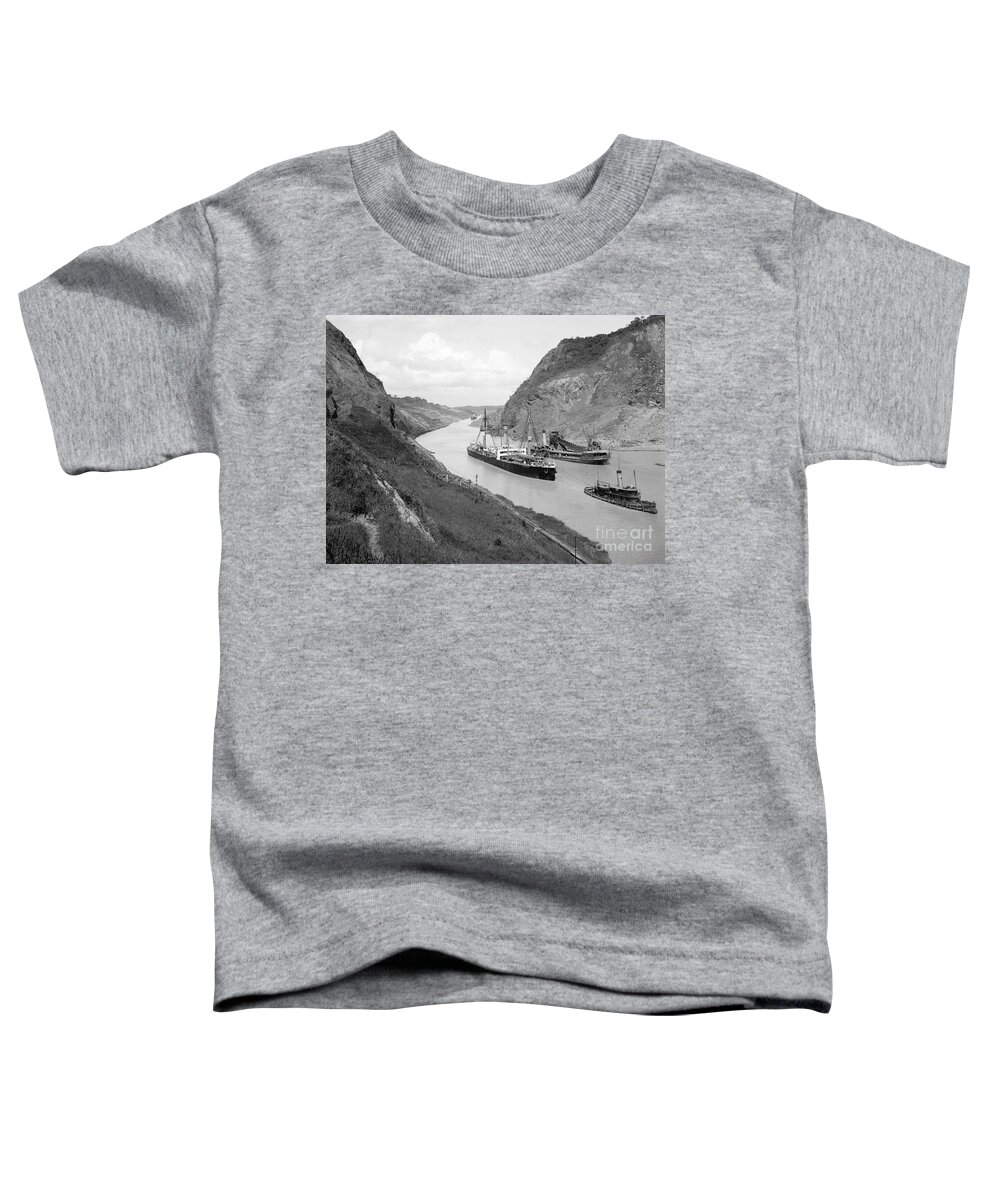 1915 Toddler T-Shirt featuring the photograph Panama Canal, c1915 #3 by Granger