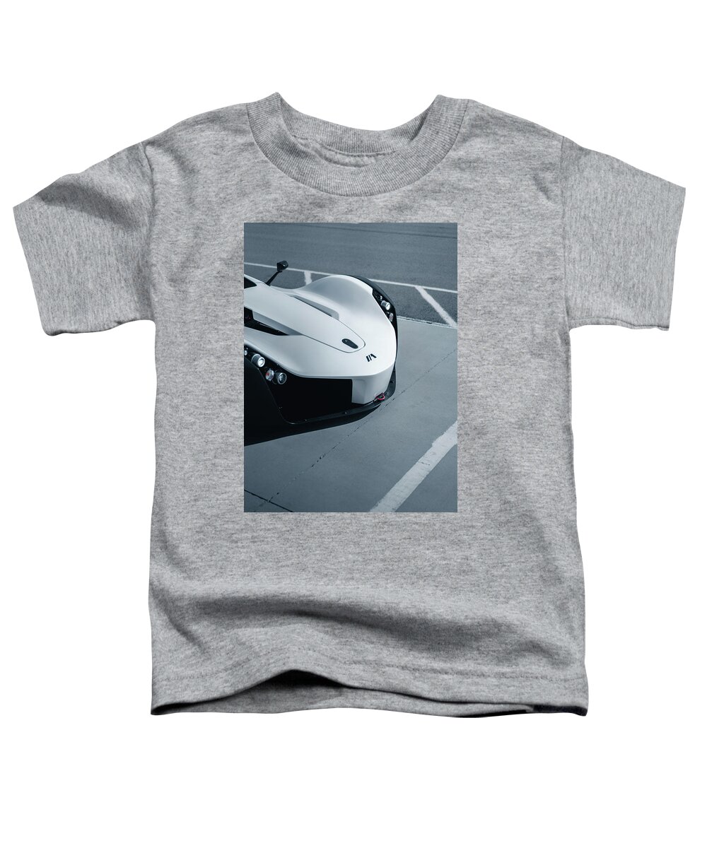 Automotive Toddler T-Shirt featuring the photograph BAC Mono #4 by David Whitaker Visuals