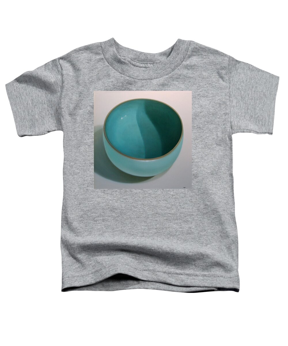 Porcelain Toddler T-Shirt featuring the painting Porcelain #6 by Zusheng Yu
