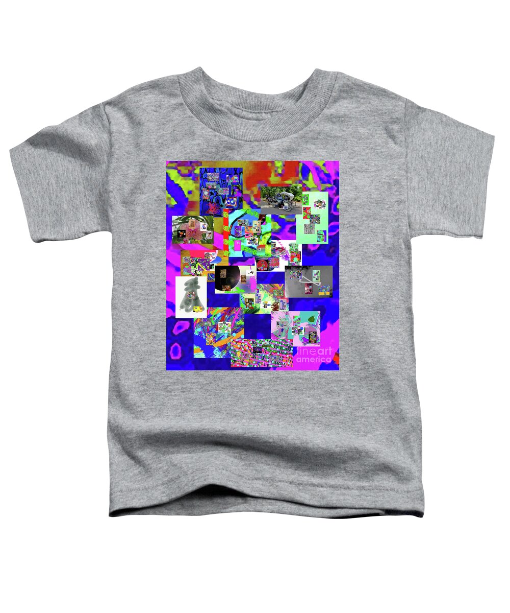 Walter Paul Bebirian: Volord Kingdom Art Collection Grand Gallery Toddler T-Shirt featuring the digital art 7-29-2021e by Walter Paul Bebirian