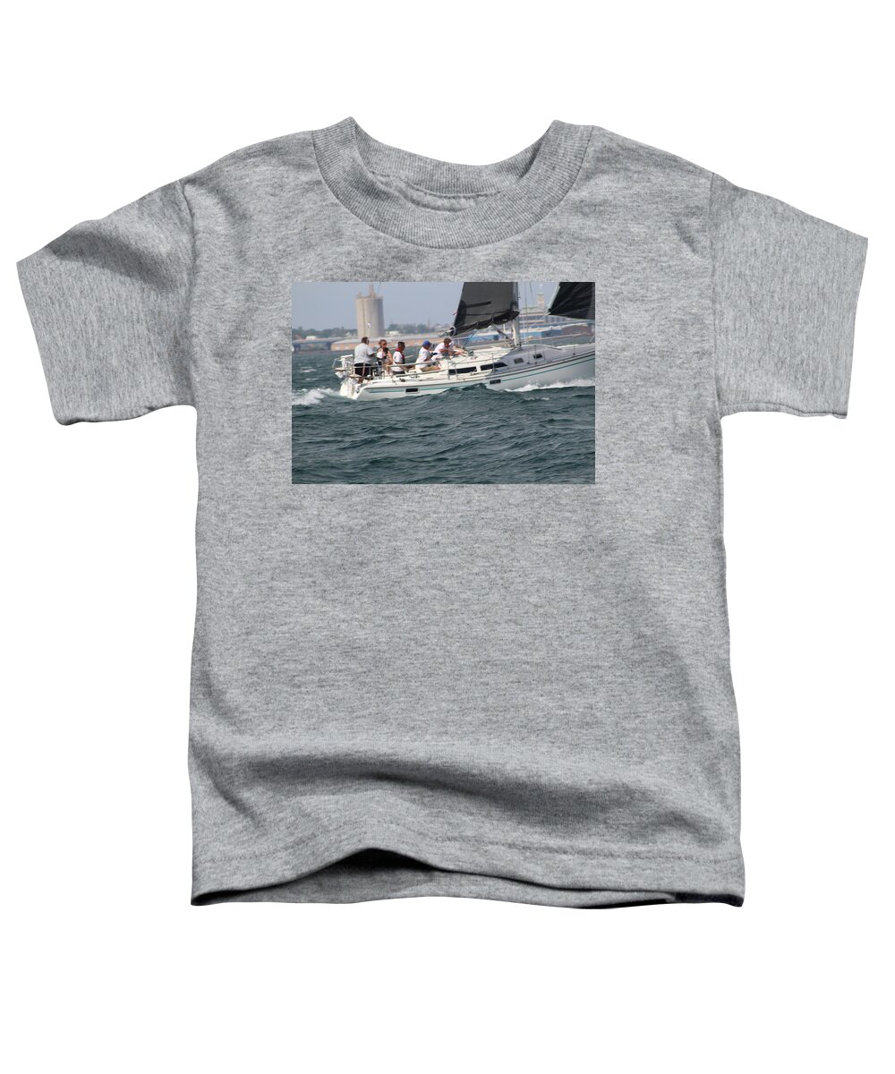  Toddler T-Shirt featuring the photograph The race #79 by Jean Wolfrum