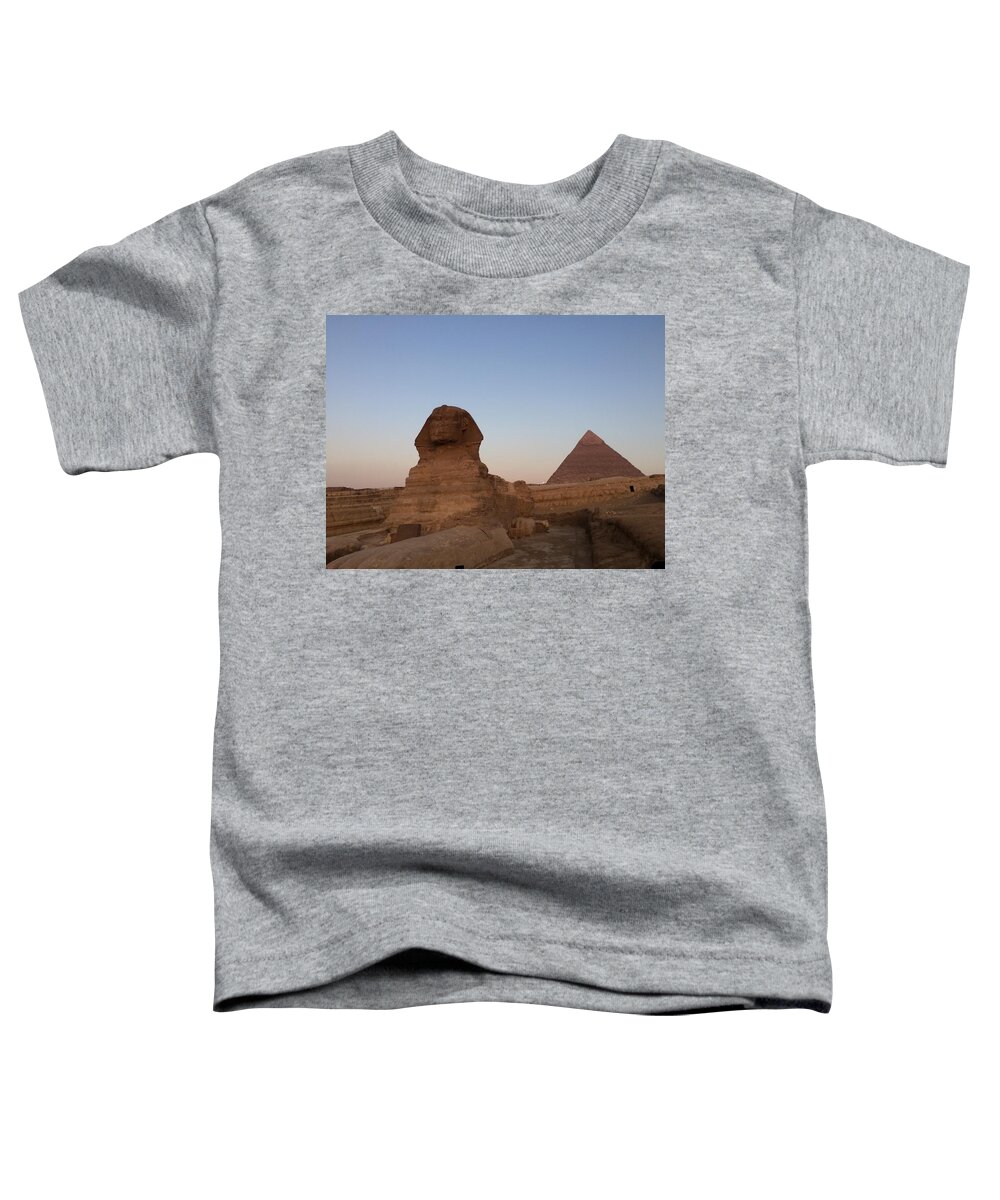 Giza Toddler T-Shirt featuring the photograph Great Sphinx #8 by Trevor Grassi