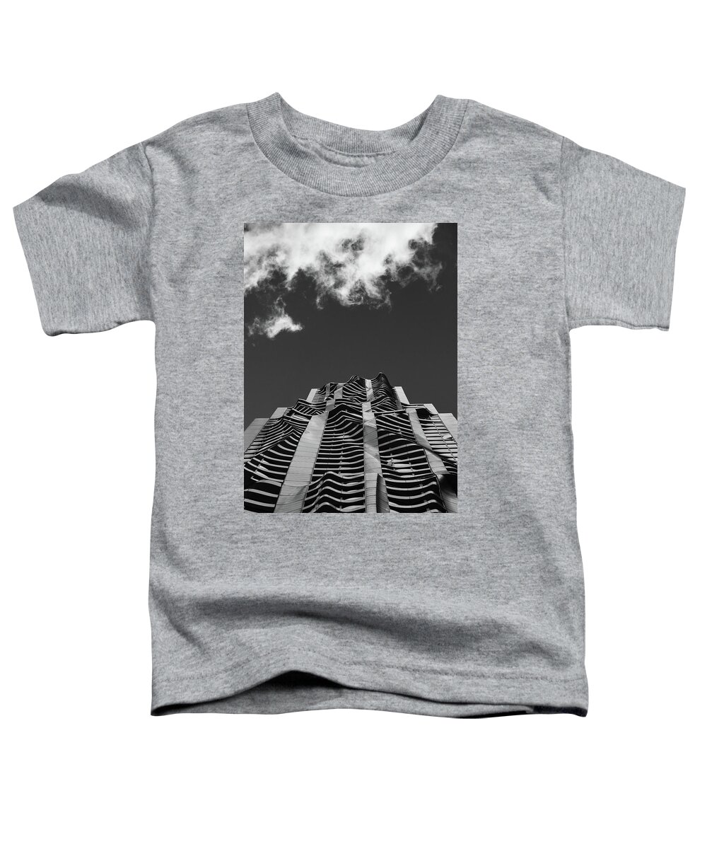 New York Toddler T-Shirt featuring the photograph 8 Spruce Street by Alberto Zanoni