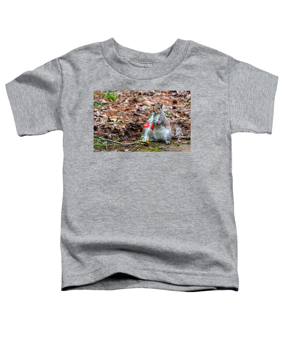 Bottle Toddler T-Shirt featuring the photograph A Coke and a Smile by Todd Tucker