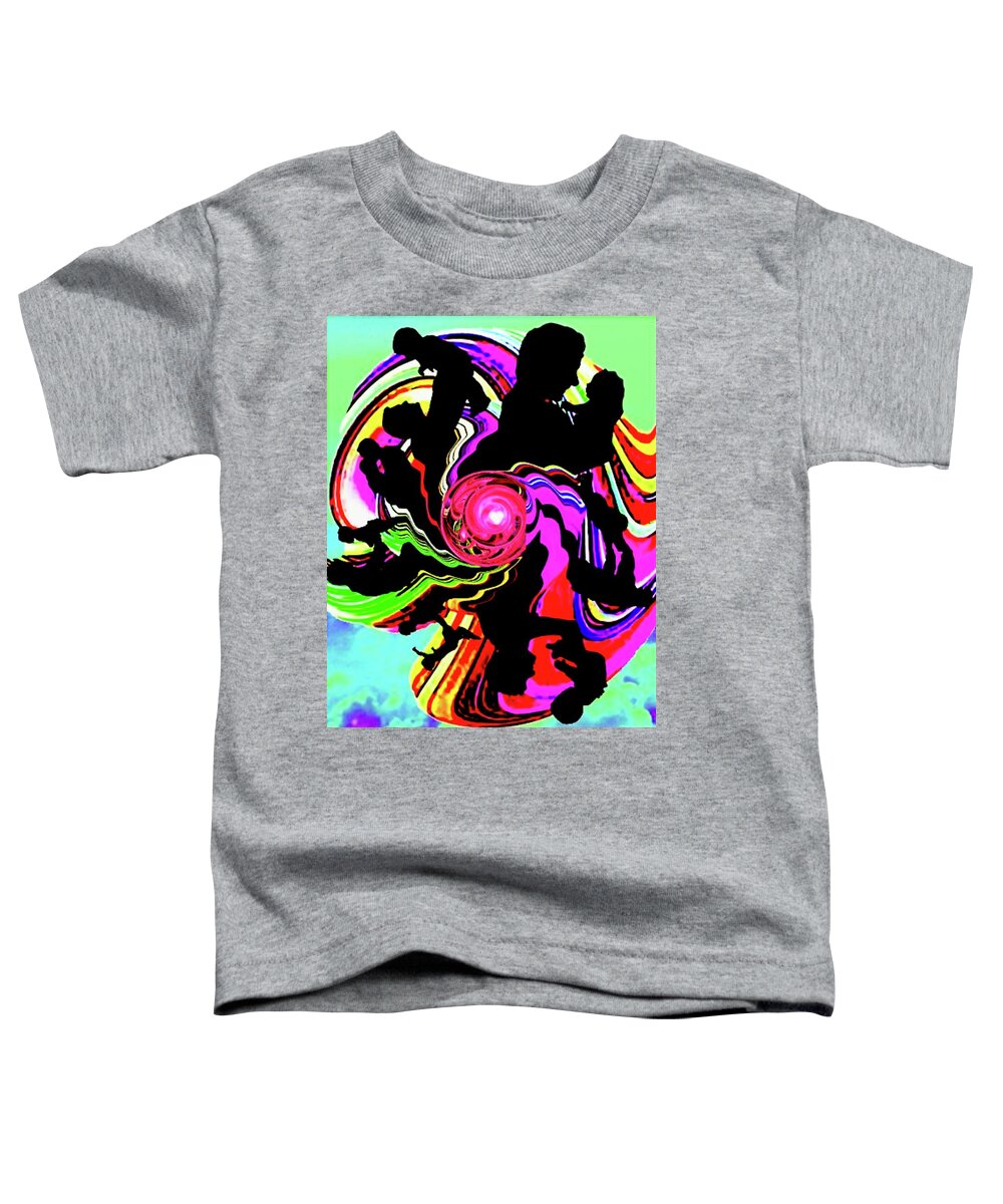A Fathers Love Poem Toddler T-Shirt featuring the digital art A Fathers Love Spellbound by Stephen Battel