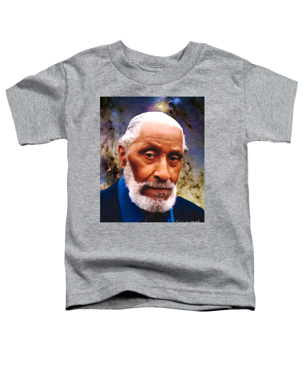 Portraits Toddler T-Shirt featuring the digital art A Portrait of Sonny Rollins by Walter Neal
