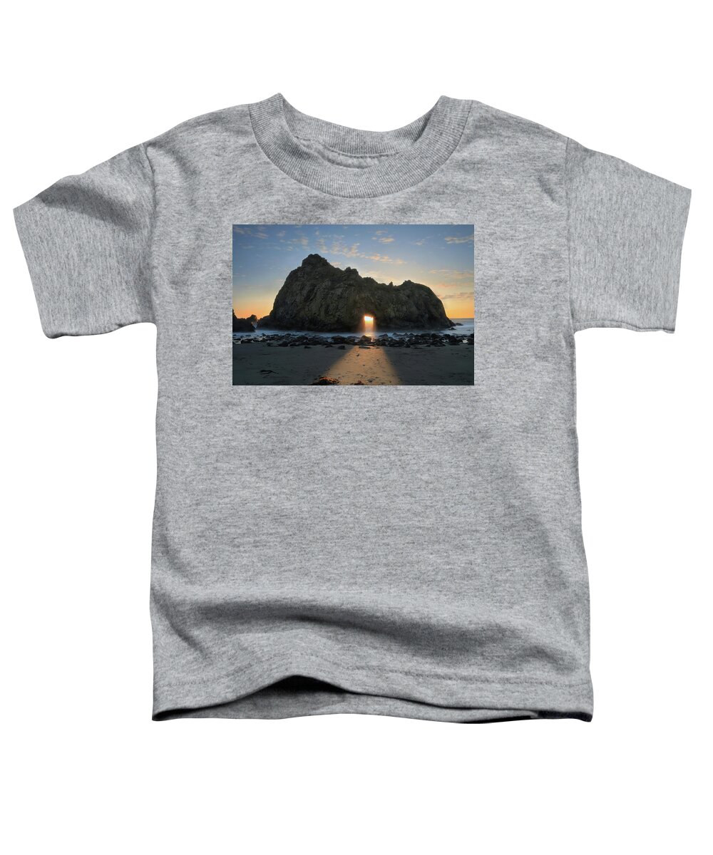 Big Sur Toddler T-Shirt featuring the photograph A Special Kind of Glow by Laurie Search