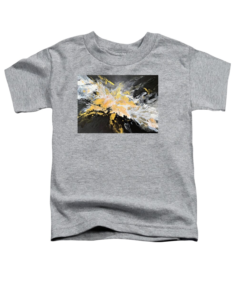Acrylic Toddler T-Shirt featuring the painting A Star is Born by Soraya Silvestri