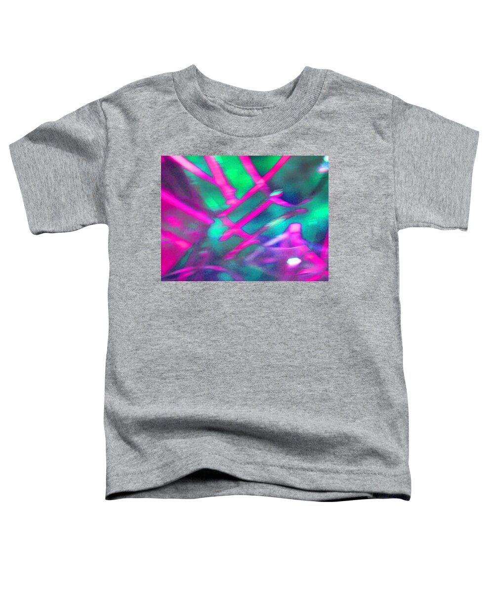 Abstract Toddler T-Shirt featuring the digital art Abstract Expressionaryish #4 by T Oliver