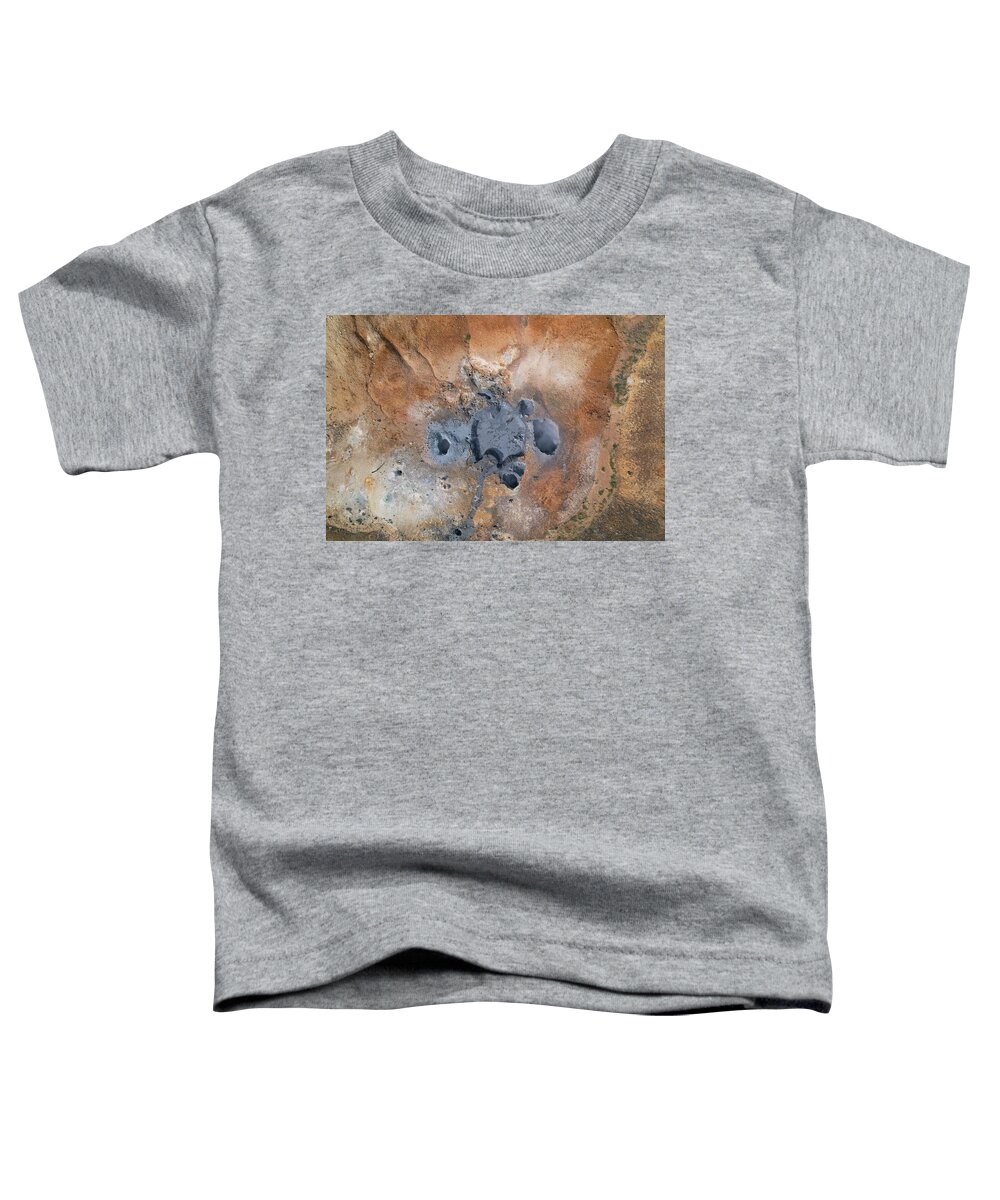 Abstract Toddler T-Shirt featuring the photograph Abstract Iceland Krysuvik by William Kennedy