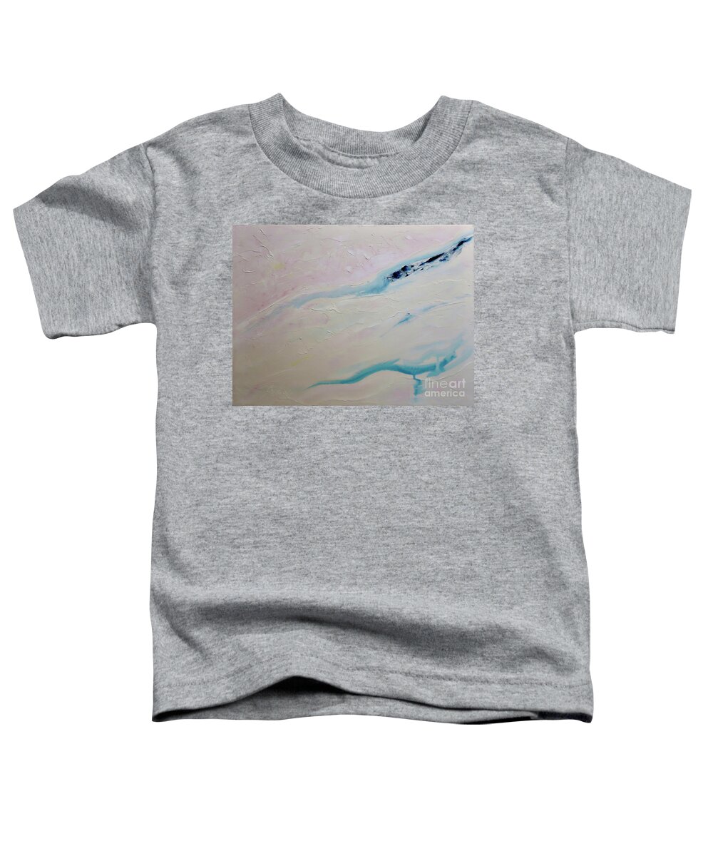 Abstract Toddler T-Shirt featuring the painting Abstract Minimalism 2 by Felipe Adan Lerma
