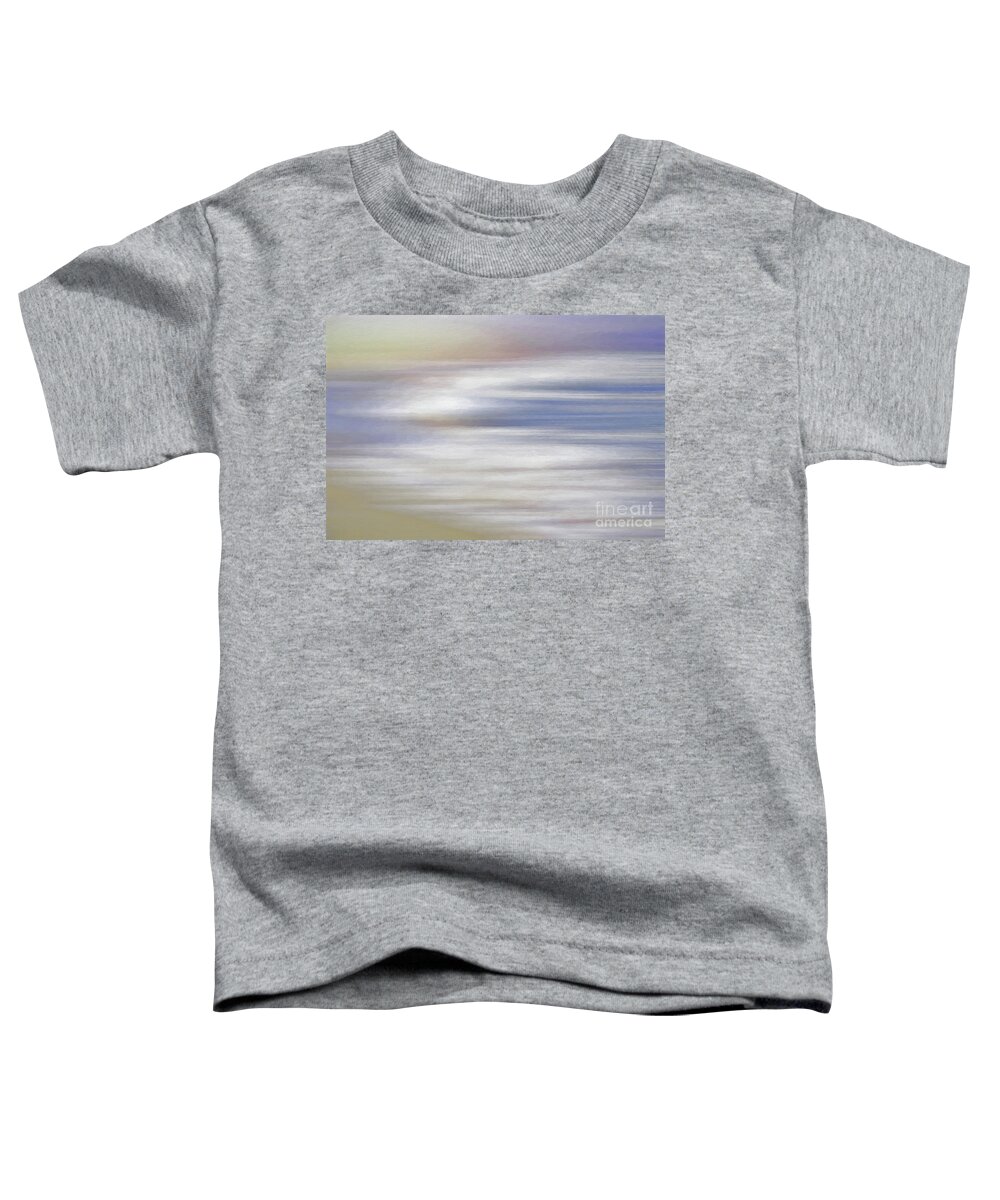 Abstract Seashore Toddler T-Shirt featuring the photograph Abstract Seashore Art by Kaye Menner by Kaye Menner
