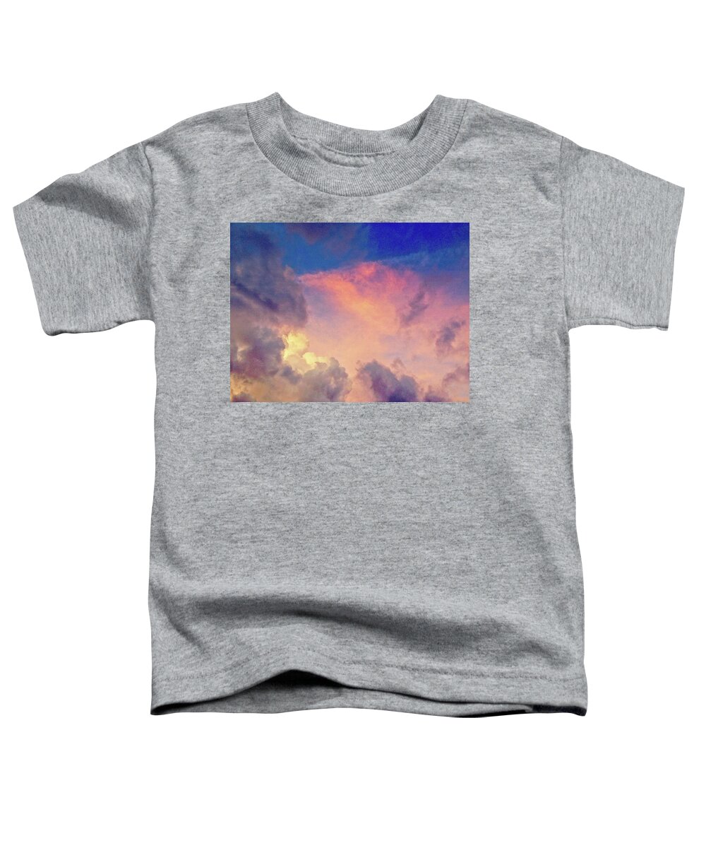 Pink Toddler T-Shirt featuring the photograph Majestic Sky by Carol Whaley Addassi