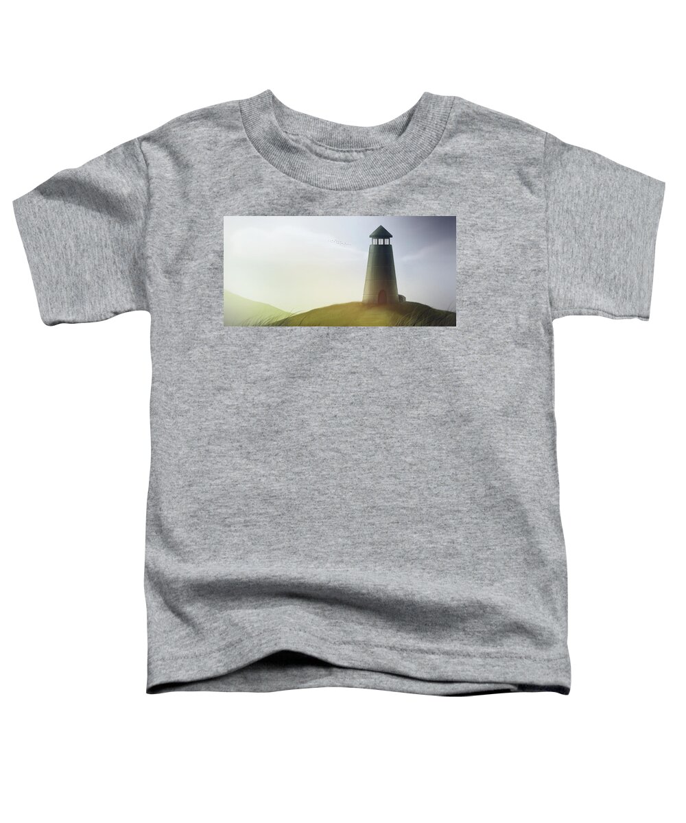 Tower Toddler T-Shirt featuring the digital art Art - Strong Tower by Matthias Zegveld