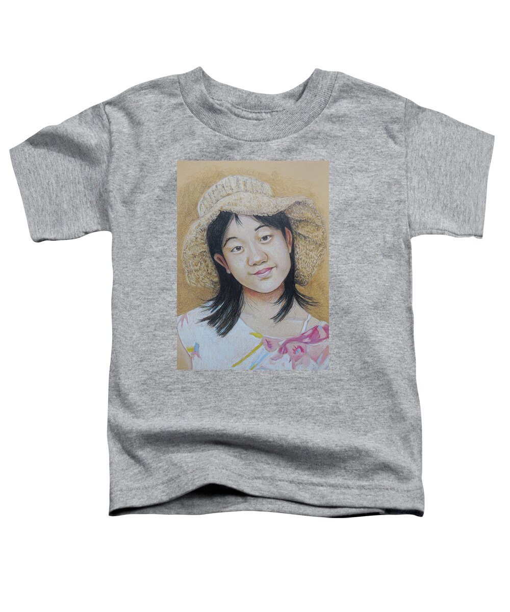 Child Toddler T-Shirt featuring the drawing Asuka 9 by Tim Ernst