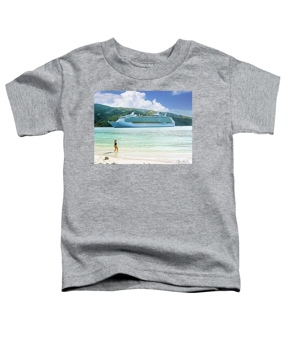 Susan Molnar Toddler T-Shirt featuring the photograph Away From The Crowd by Susan Molnar