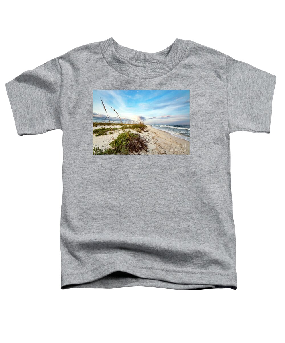 Dunes Toddler T-Shirt featuring the photograph Beachside Sand Dunes by Beachtown Views