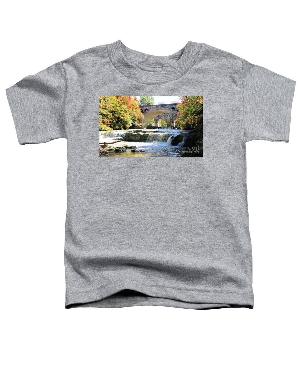 Berea Toddler T-Shirt featuring the photograph Berea Falls 7063 by Jack Schultz