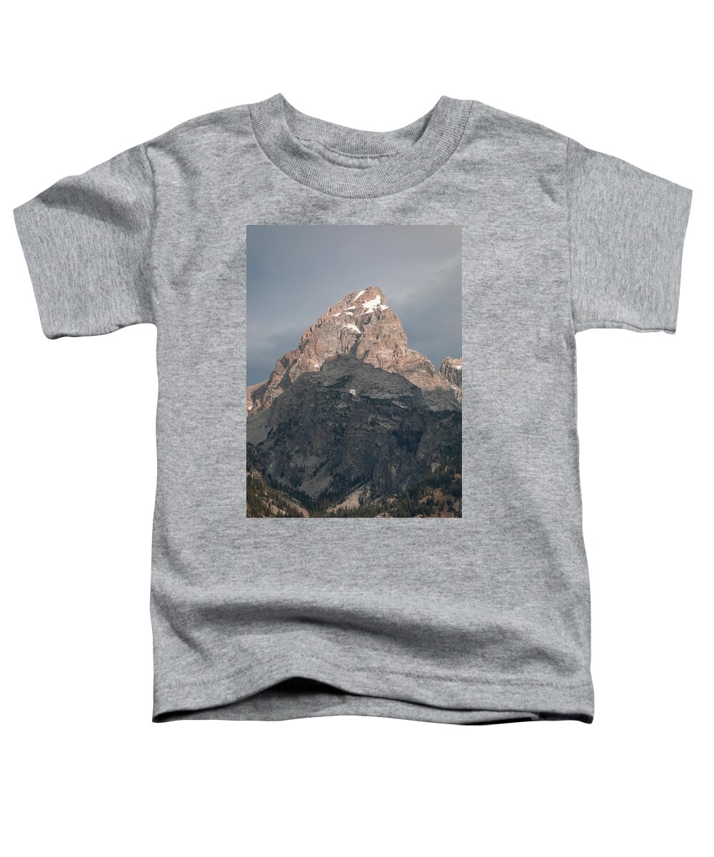 Mountain Toddler T-Shirt featuring the photograph Big and Bold Teton by Go and Flow Photos
