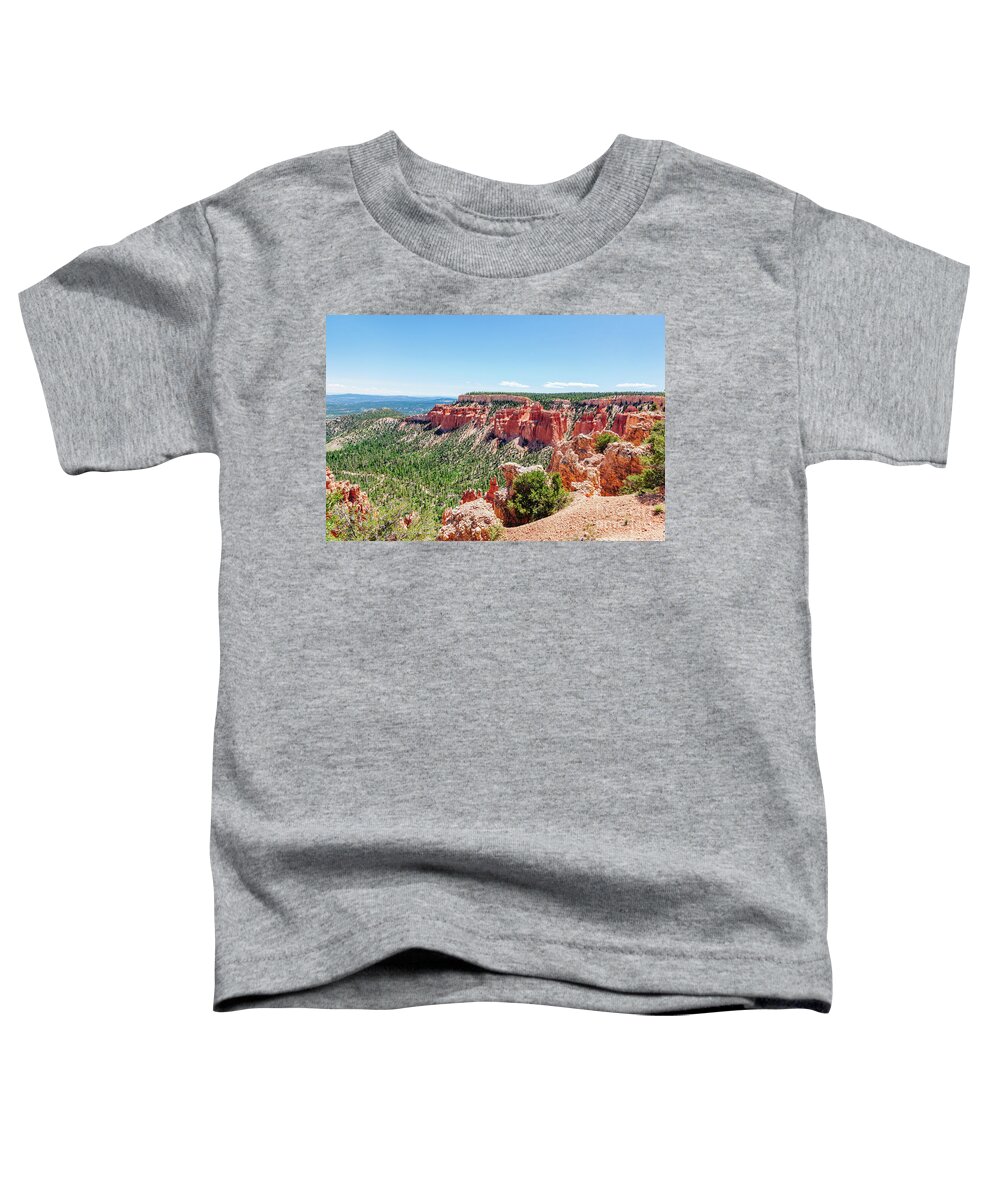 Bryce Toddler T-Shirt featuring the photograph Bryce Canyon landscape, Utah, USA. by Michal Bednarek